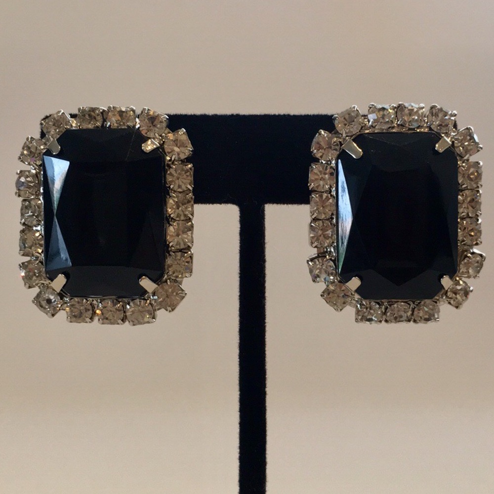 Vintage Rhinestone Earrings